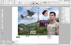 book cover layout